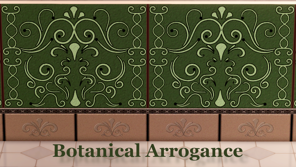 Sophisti-Wall Deluxe - Botanical Arrogance