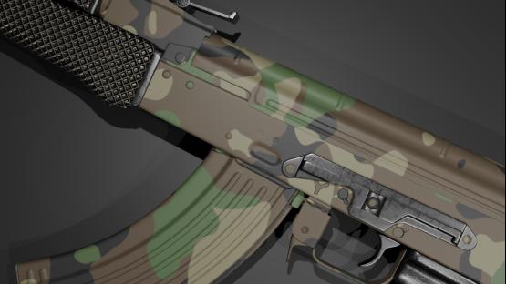 AK-47 Woodland