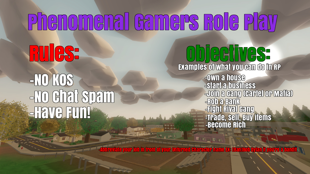 Washington RP – Unturned Mod