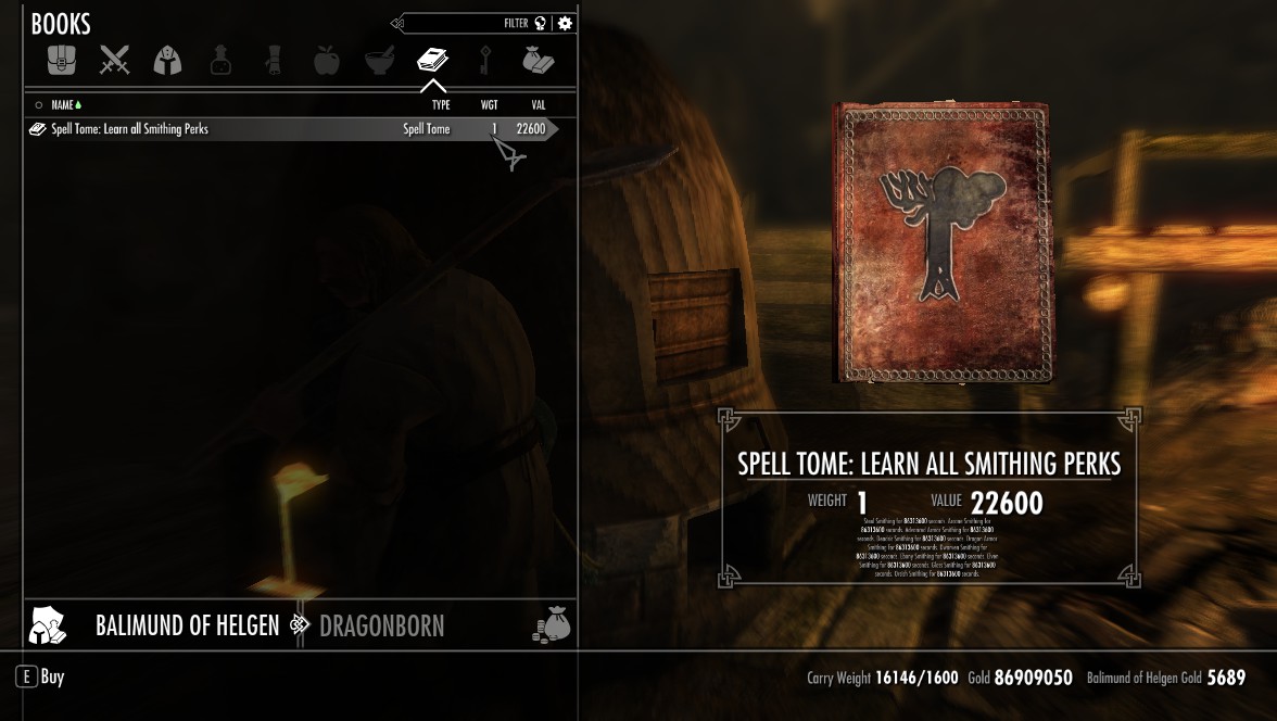 Book 11- The Art of Smithing - The High King of Skyrim