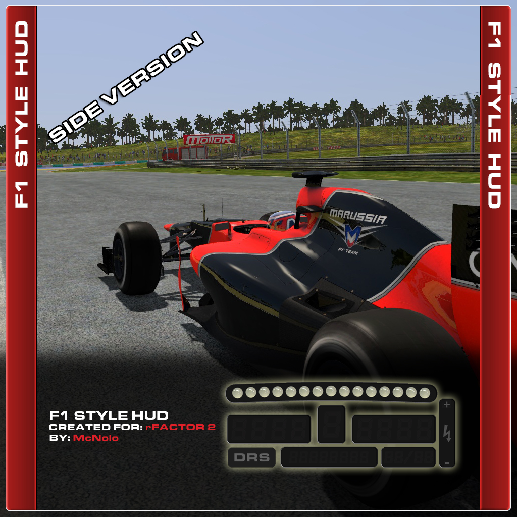 F1 Style HUD Side Version