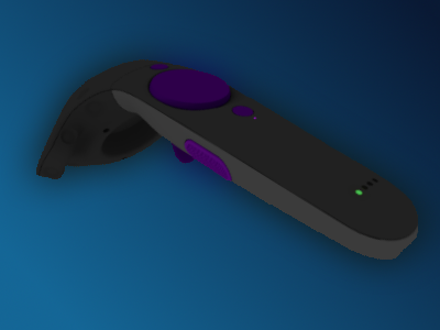 Purple Button Default HTC Vive Controller