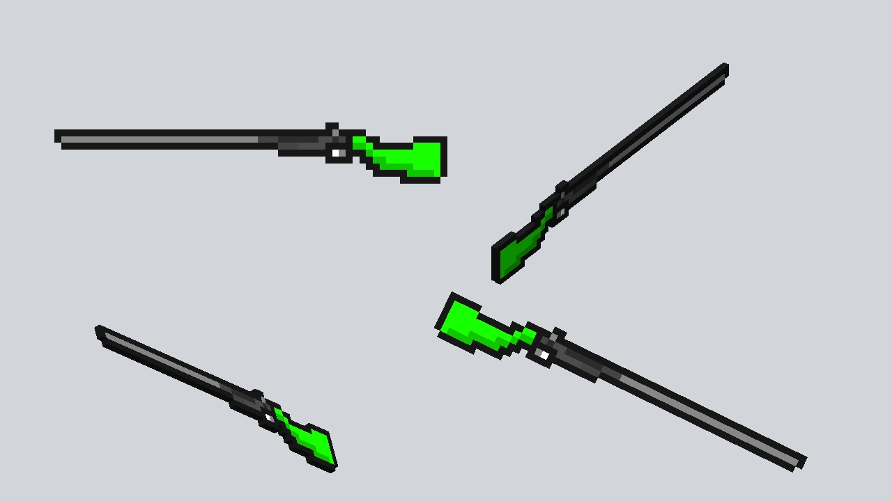 Cartoon Rifle Green