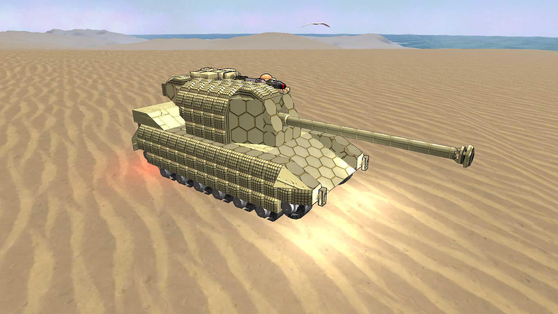 Heavy tank with Javelin missile preview