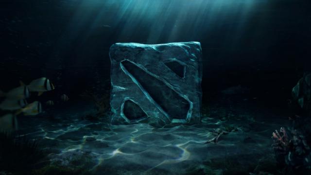 dota 2 logo ocean bottom flag