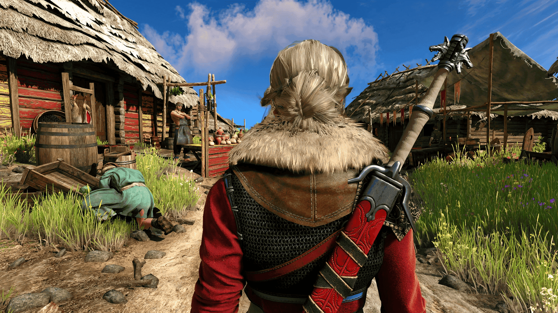 Wolf head for Ciri's sword