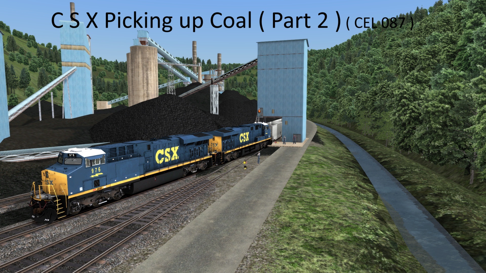 CSX Picking up Coal ( Part 2 ) ( CEL 087 )