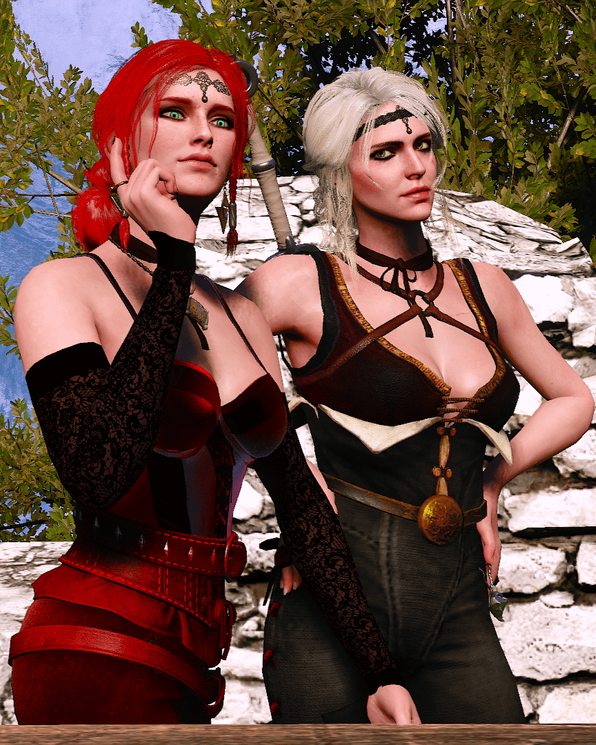 Ciri Triss New Appearance Set