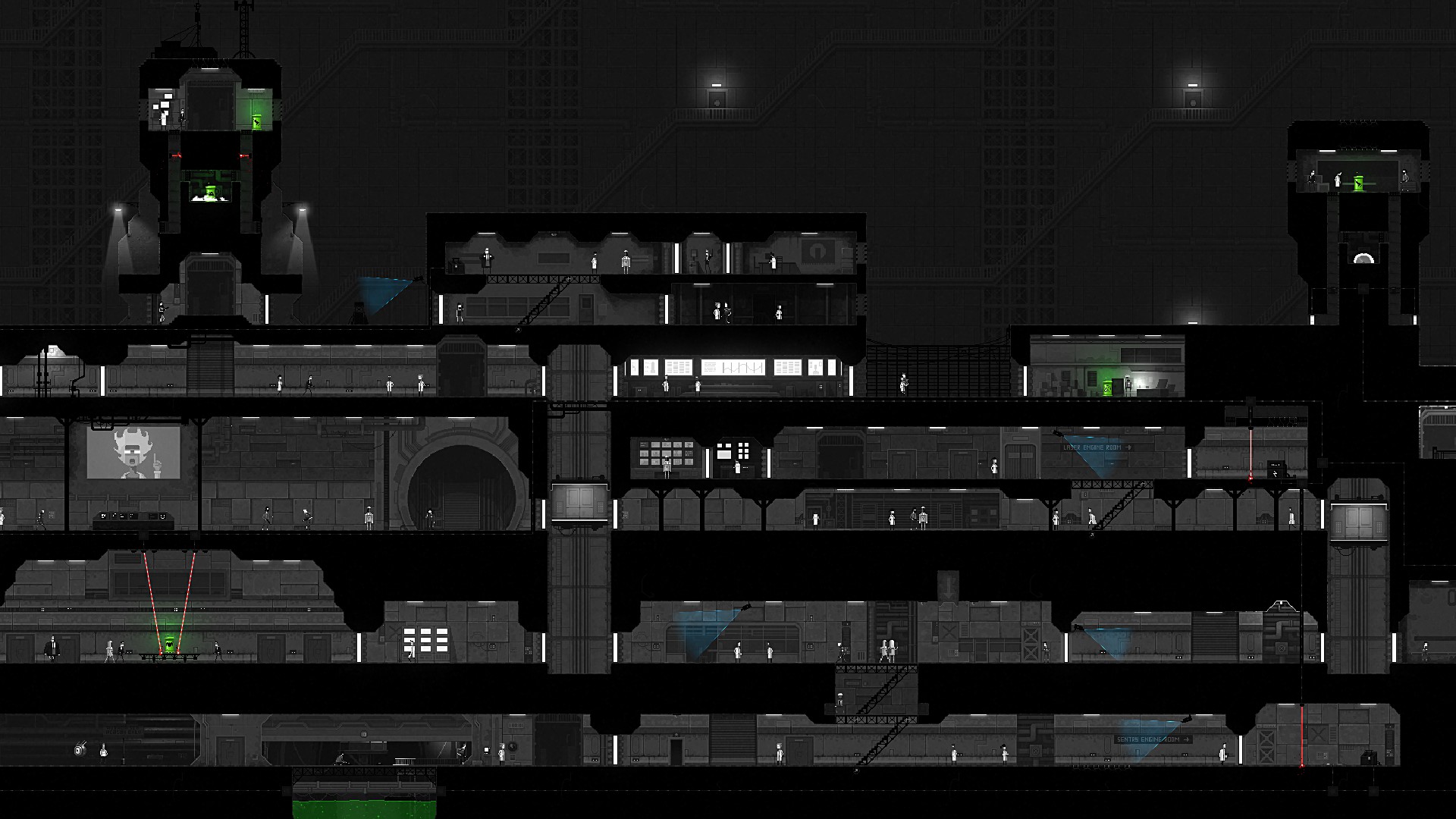 Chaos from below