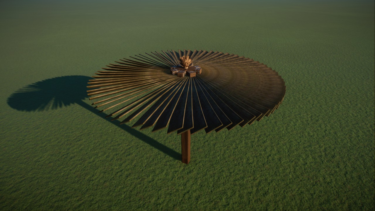 African Fanblade Shelter