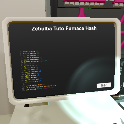 Zebulba Tuto Furnace Hash