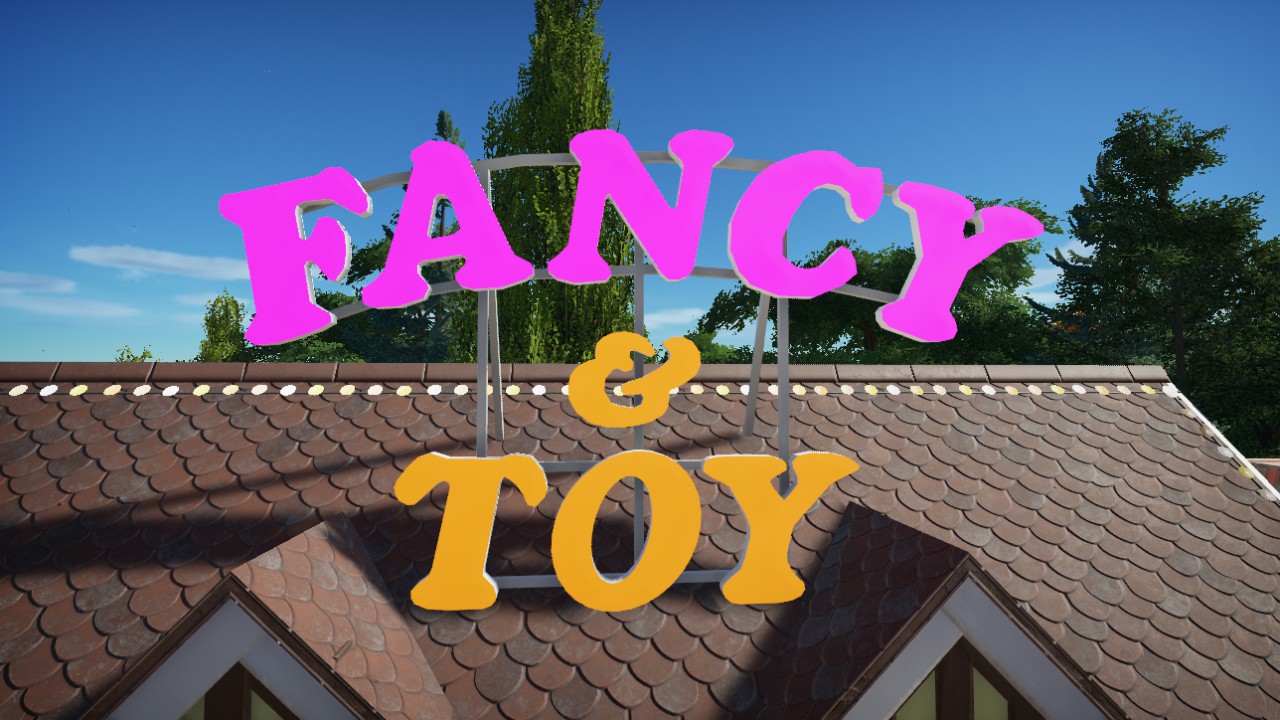 Fancy&Toy Shop Signboard