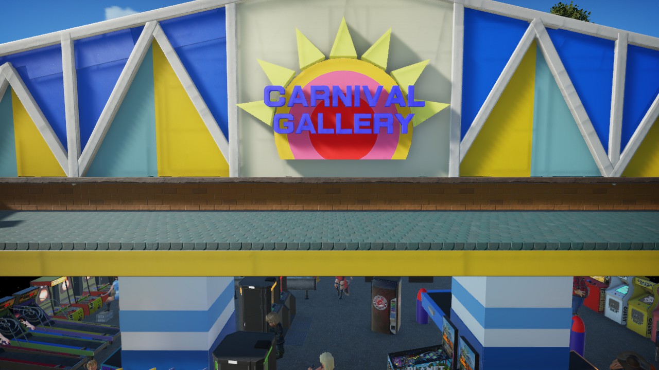 Carnival Gallery Sign Board