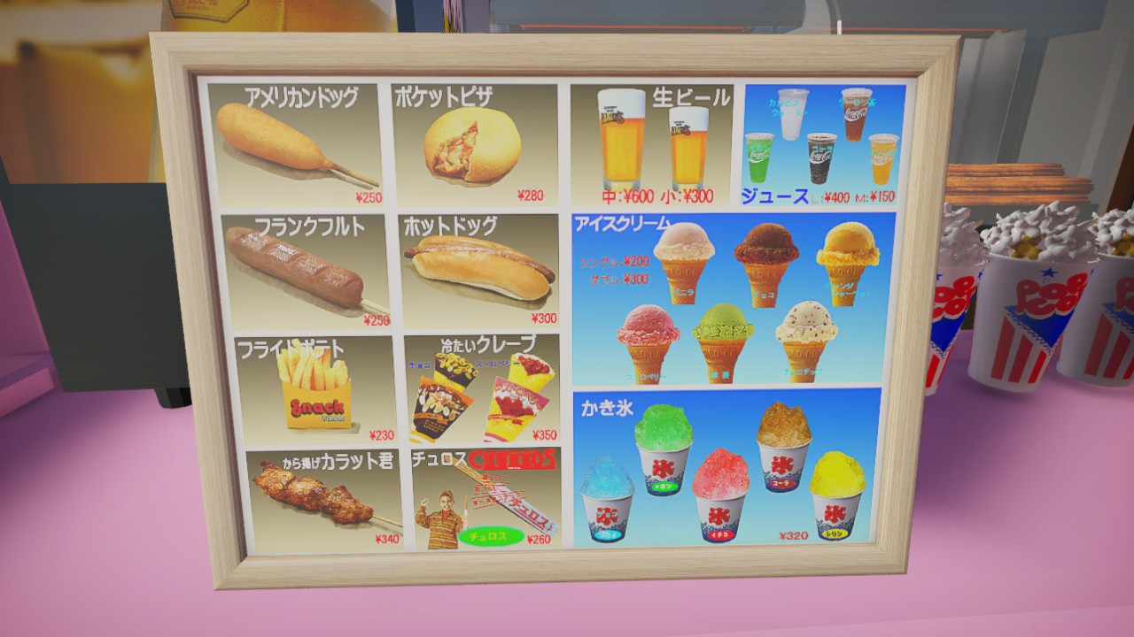 Capsule Shop Counter Menu Board