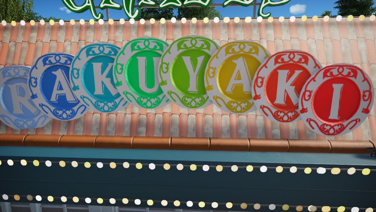 Rakuyaki Shop Signboard