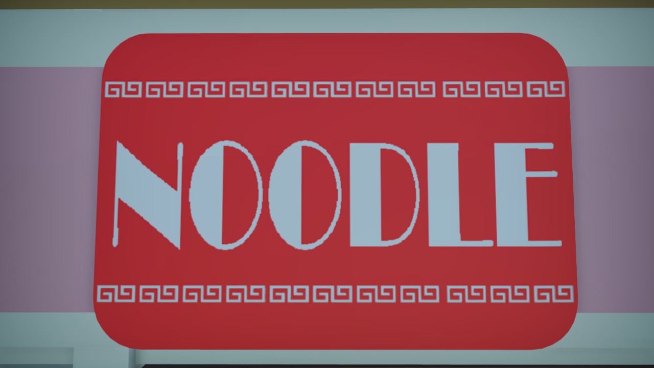 Signboard noodle