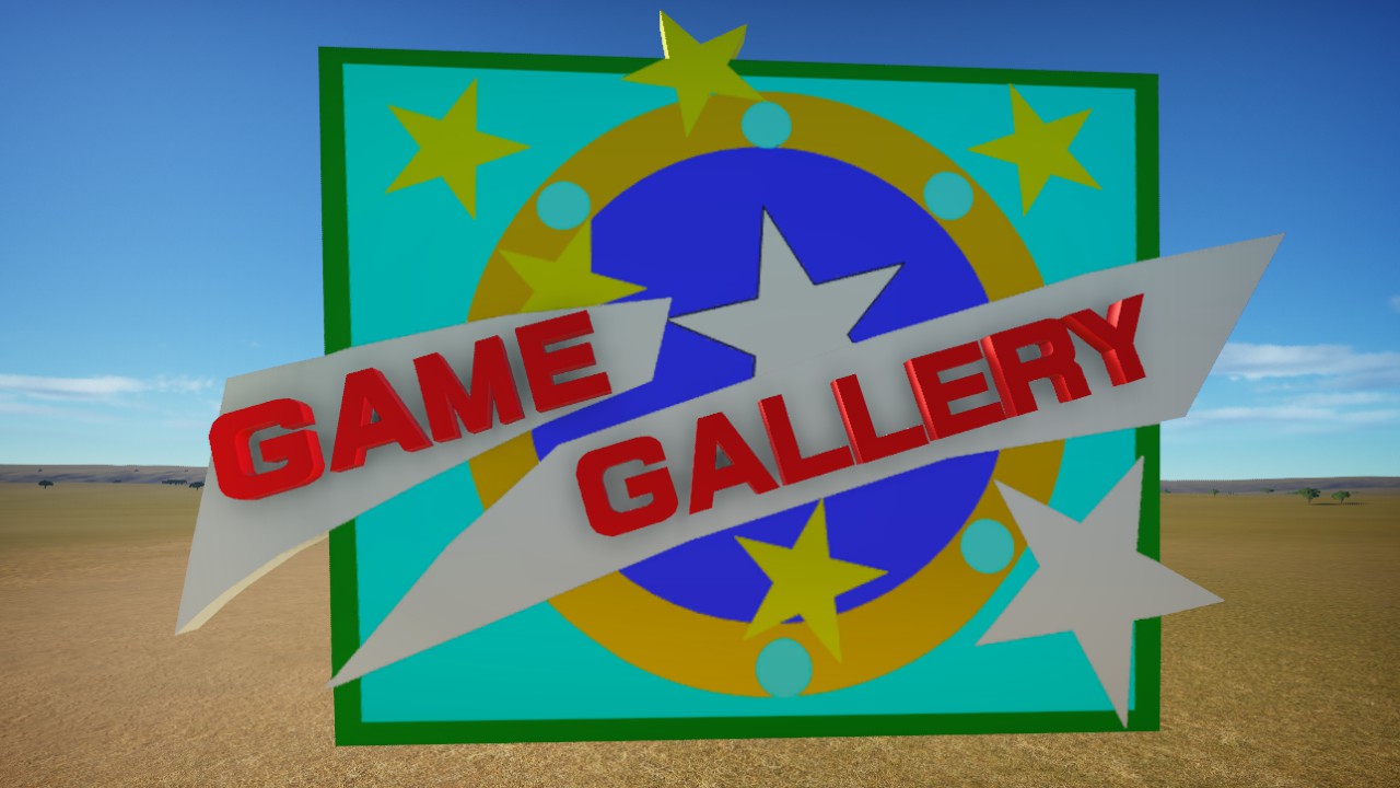Game Gallery Sign Board