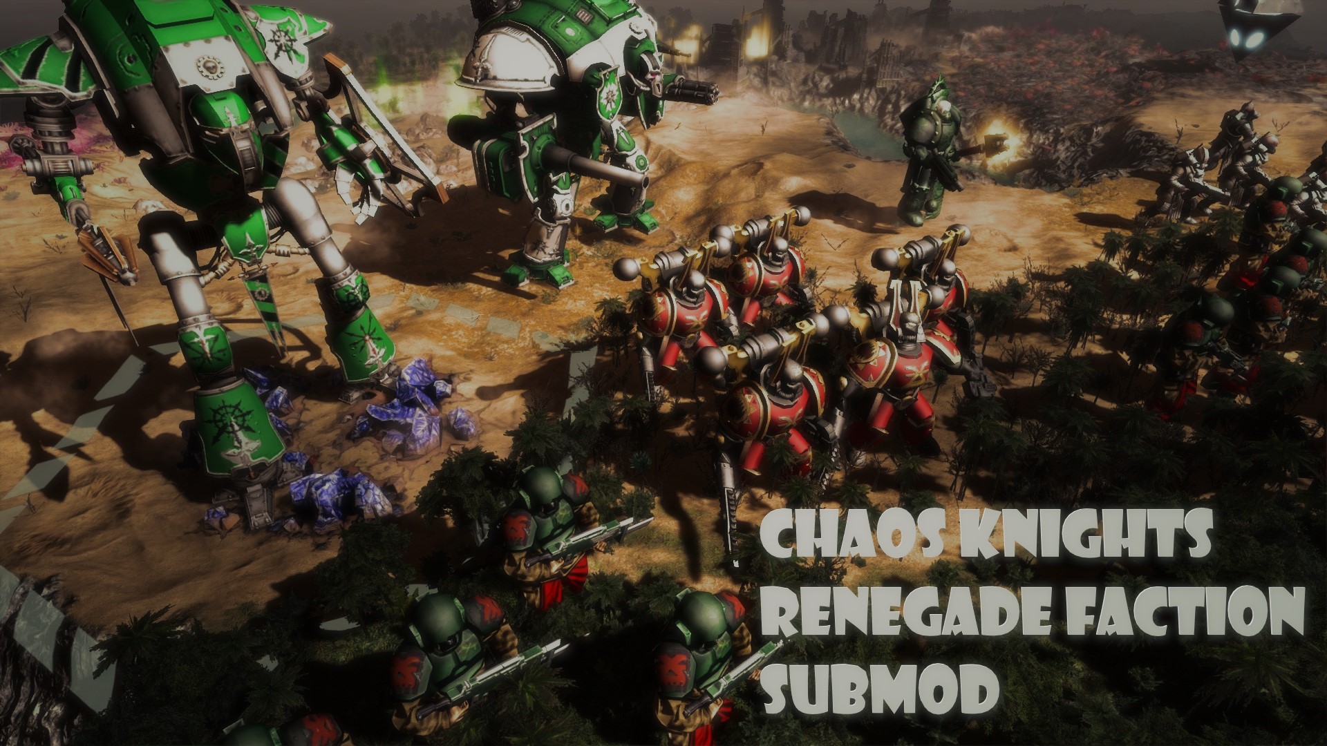 Chaos Knights - Renegade Imperial Guard Submod