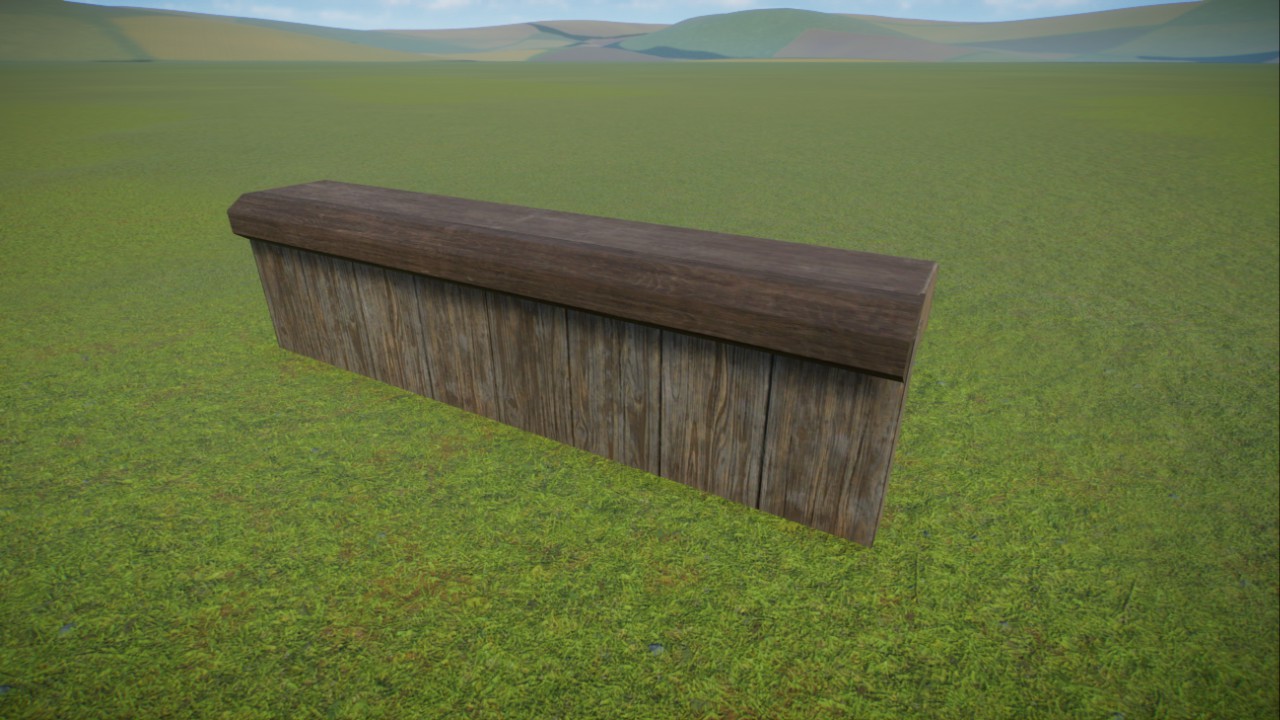 Counter Cover - Plain, Arctic Wood
