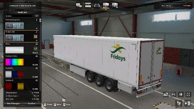 Fridays Ltd Trailer Skin