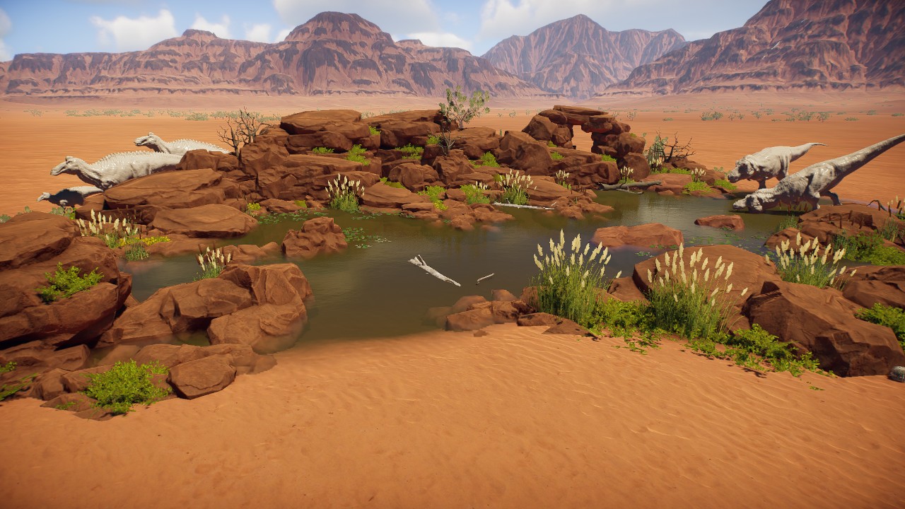 Laramidia Series- Oasis Scene