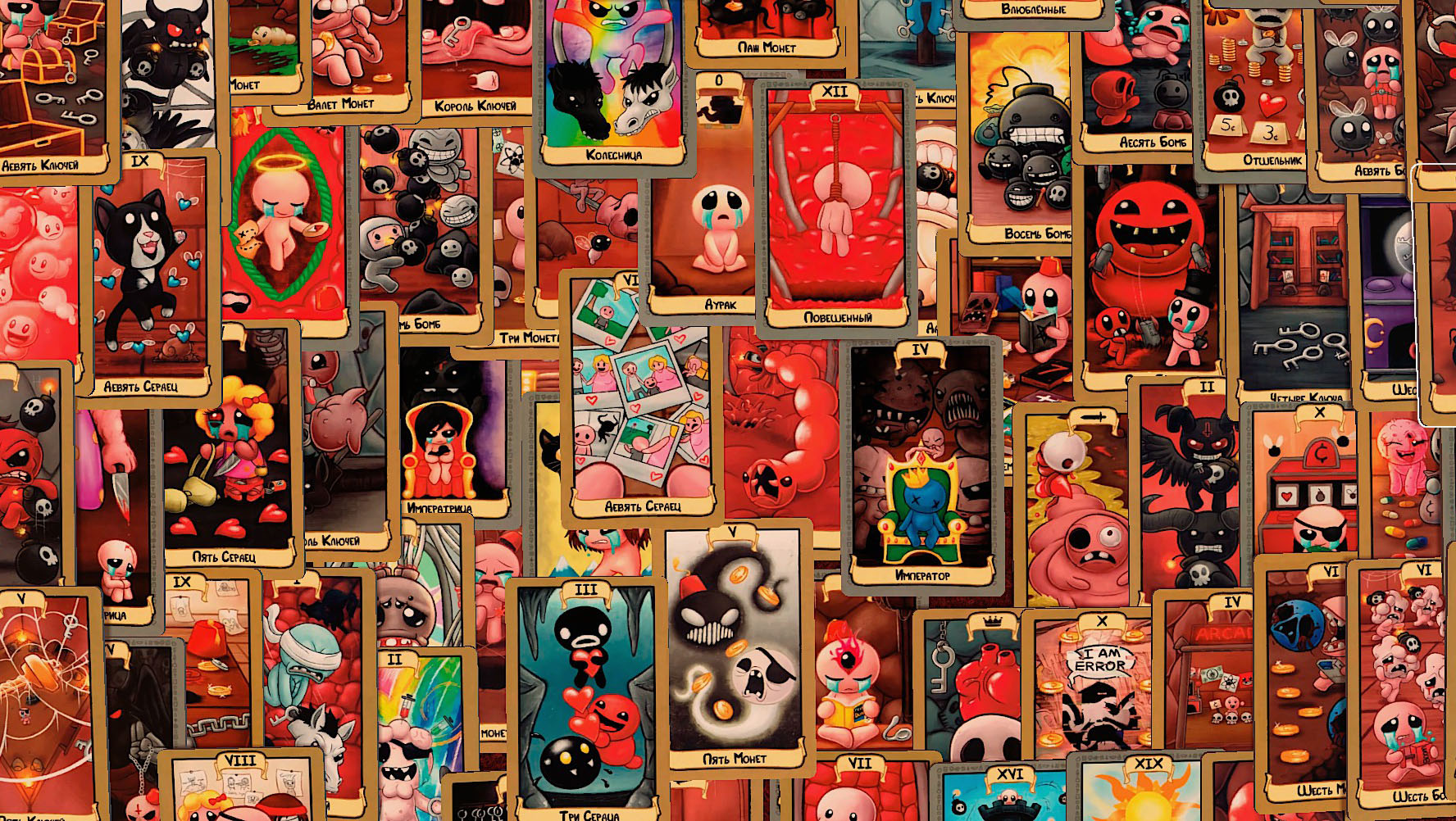 The Binding Of Isaac tarot cards [RU]