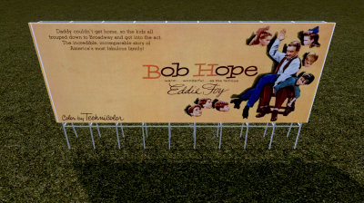 Bob Hope movie billboard
