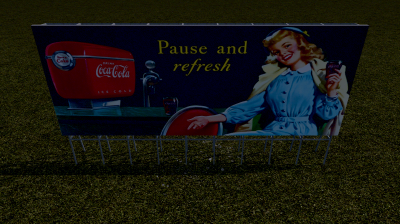 Coca Cola Soda Fountain ad