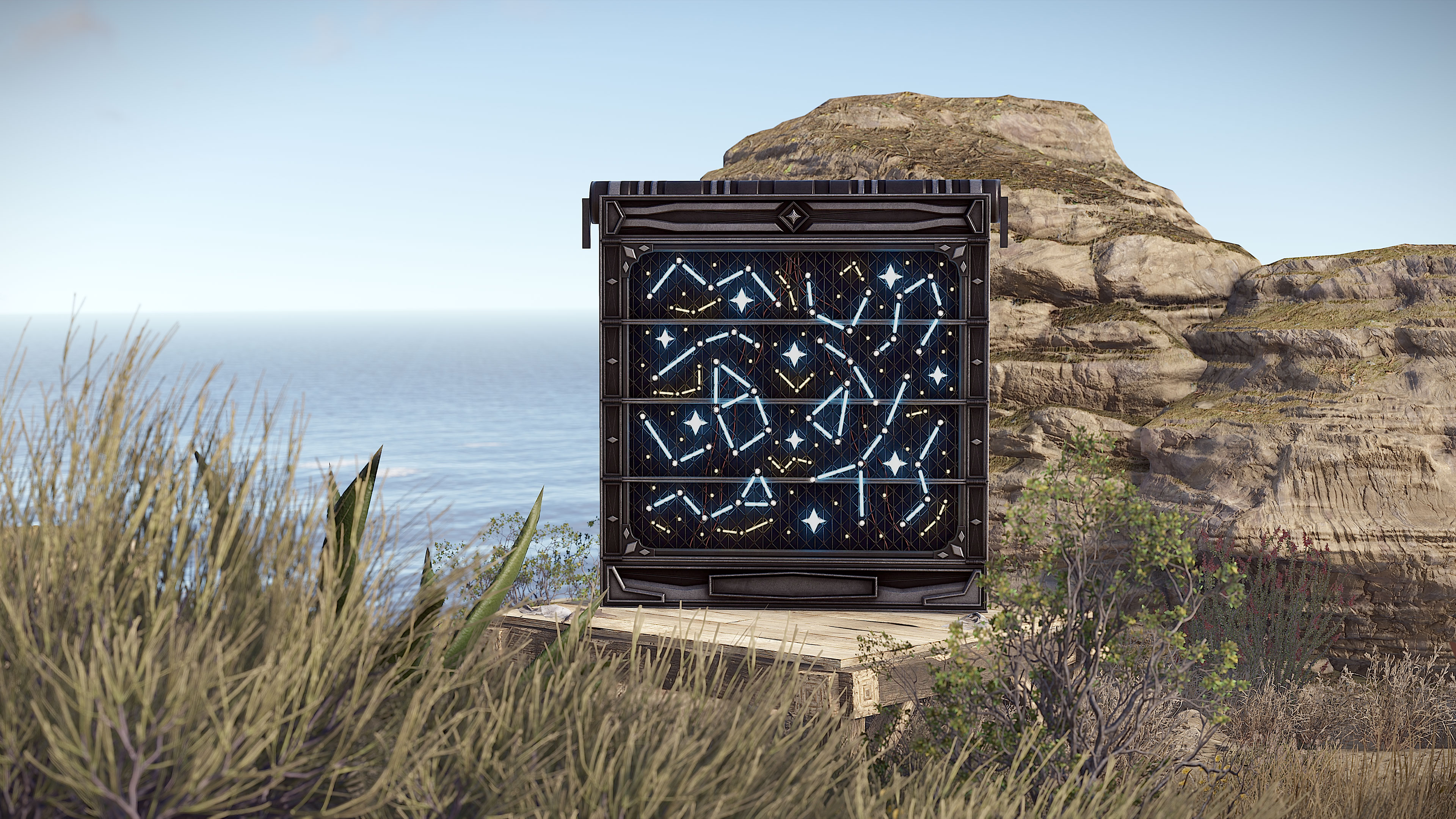 Constellations Garage Door