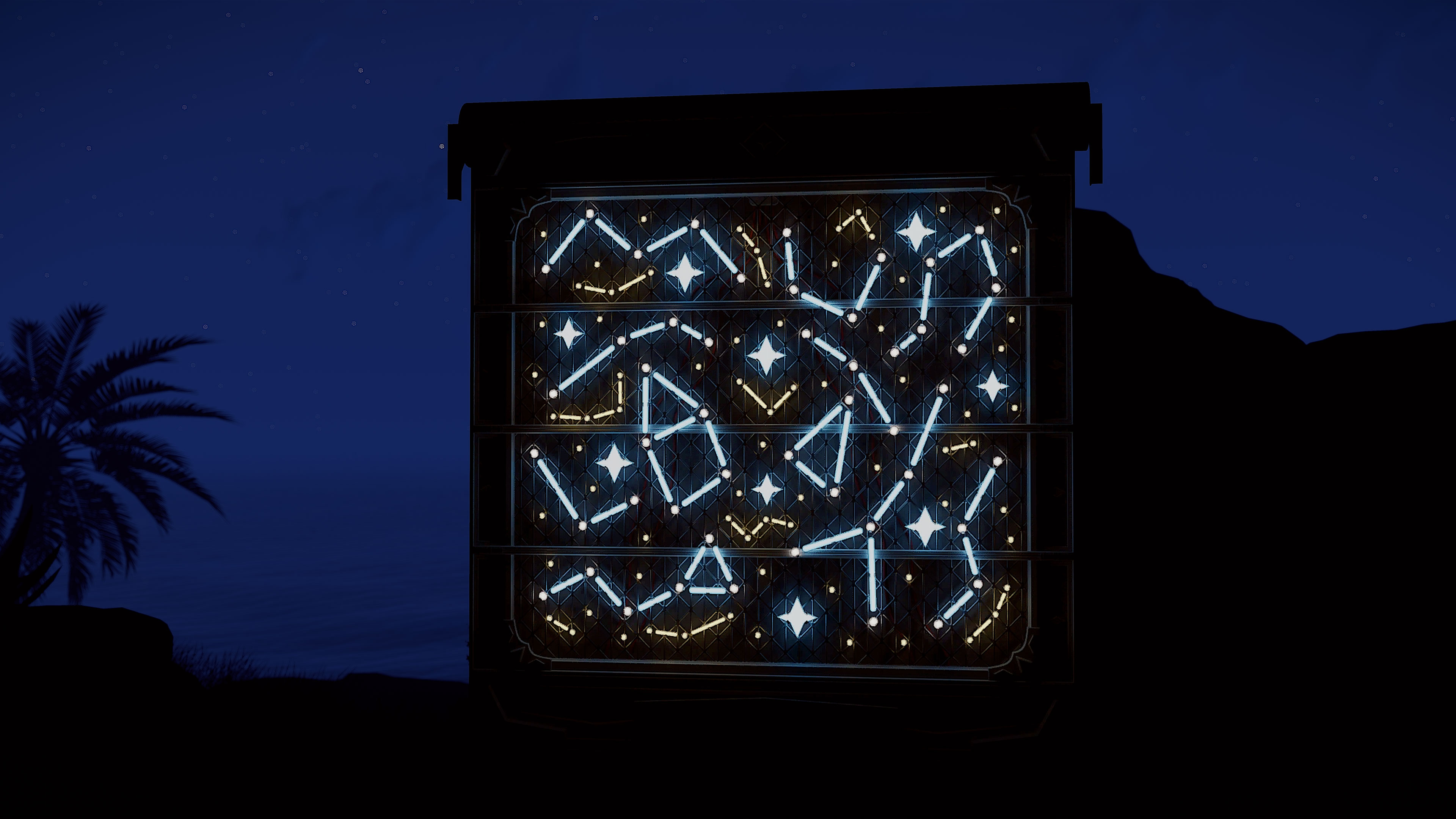 Constellations Garage Door