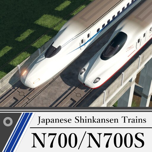 Steam Workshop::JP train - Shinkansen N700/N700S - made by Gombe
