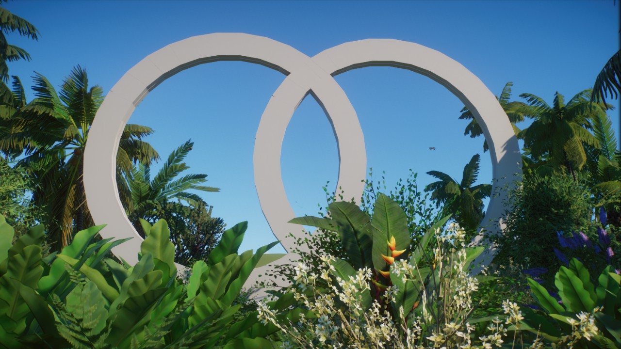 Butterfly Sculpture Garden by ZSHplays