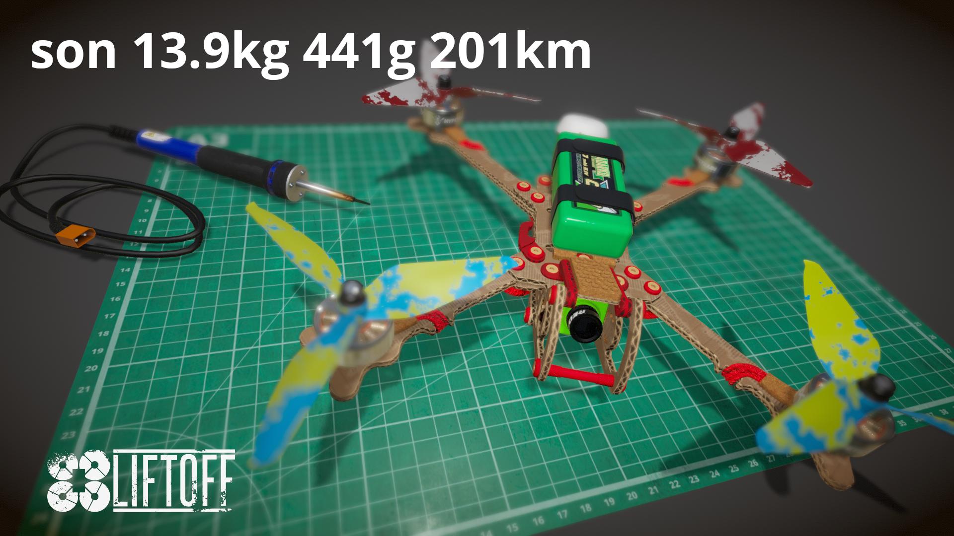 son 13.9kg 441g 201km