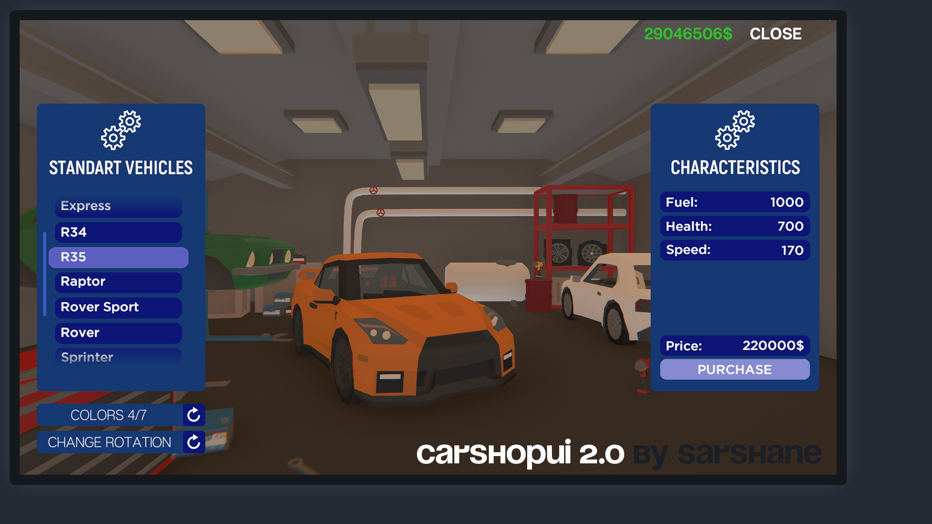 CarShopUI 2.0
