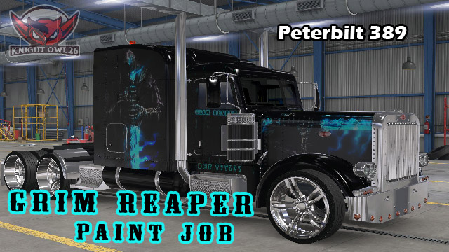 KnightOwls Blue Grim Reaper