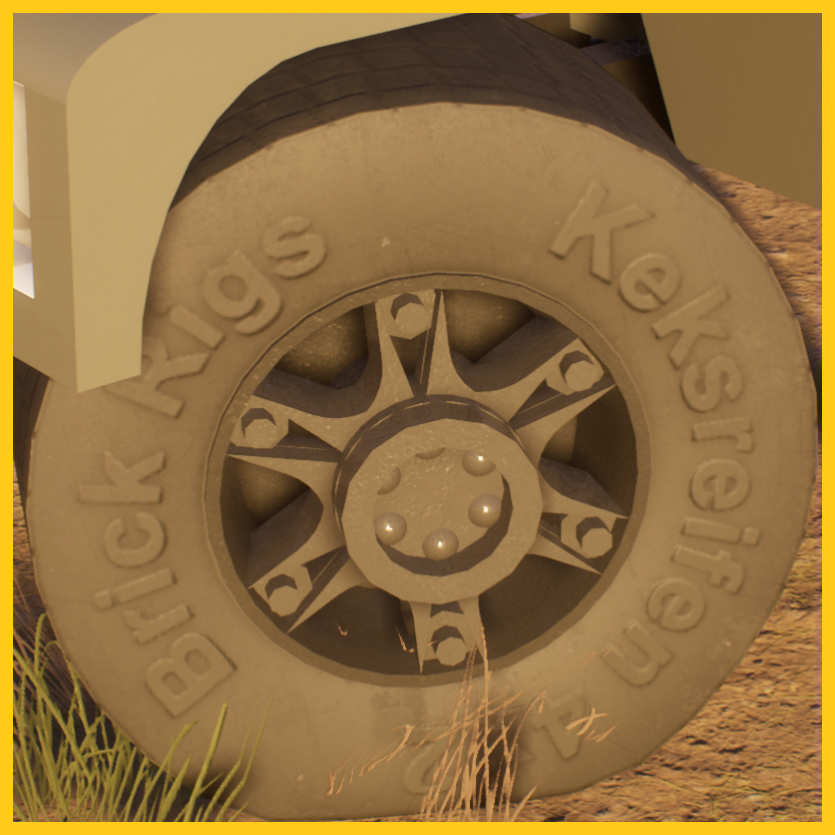 May's Classic Truck Wheel (Lightly Based on a Trilex Wheels)