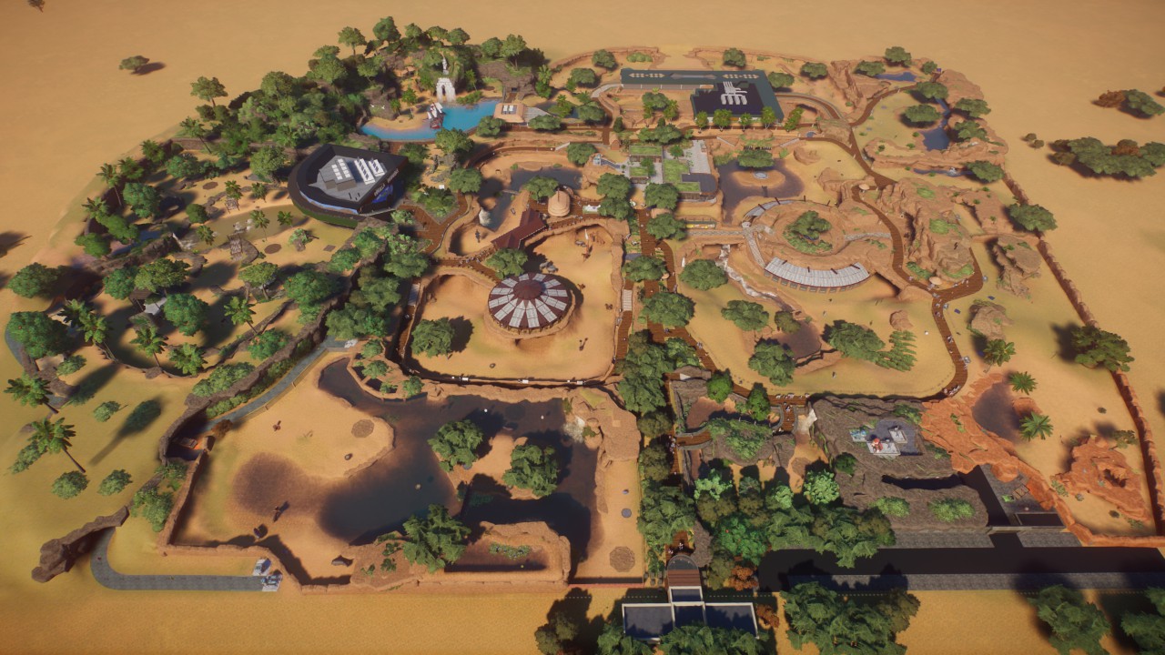 Africa themed zoo preview