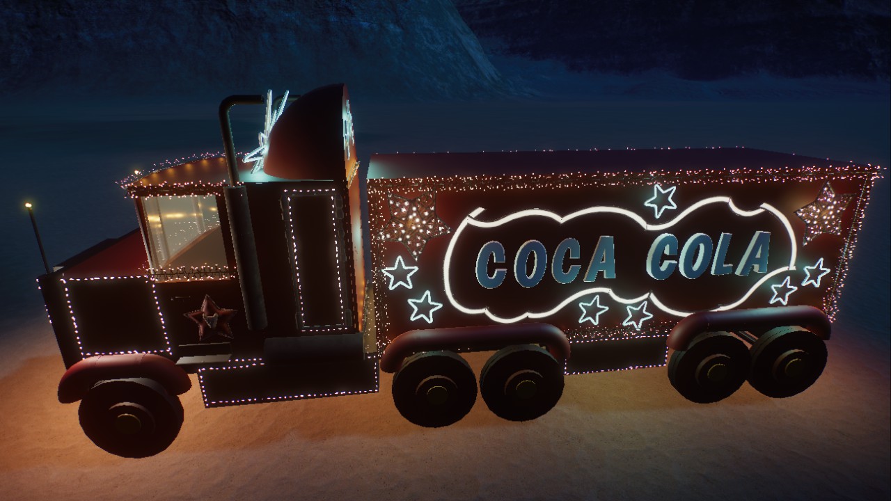 christmas coca cola truck, Weihnachtstruck
