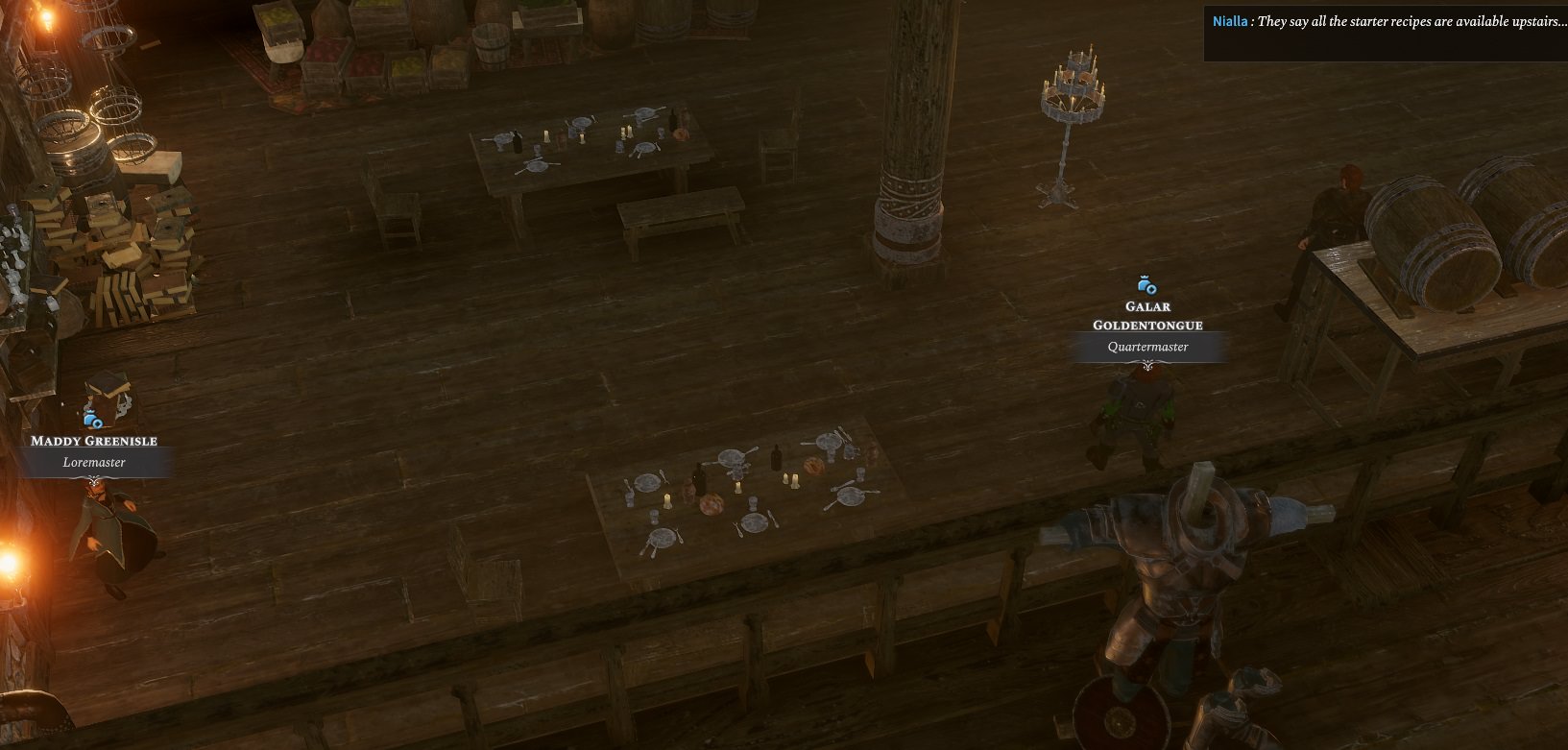 Your headquarters to prepare your gear or craft before adventuring