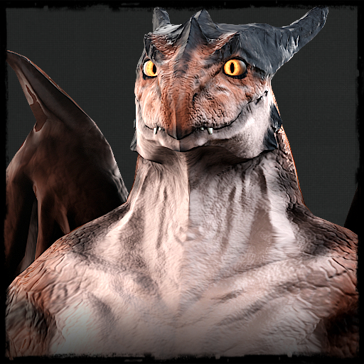 Anthro Dragon > Wally