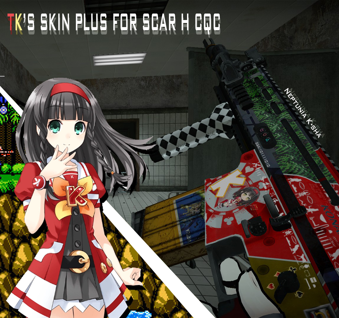 TK'S Skin plus for SCAR{FNAL}-科乐美/KSHA-FNAL皮肤