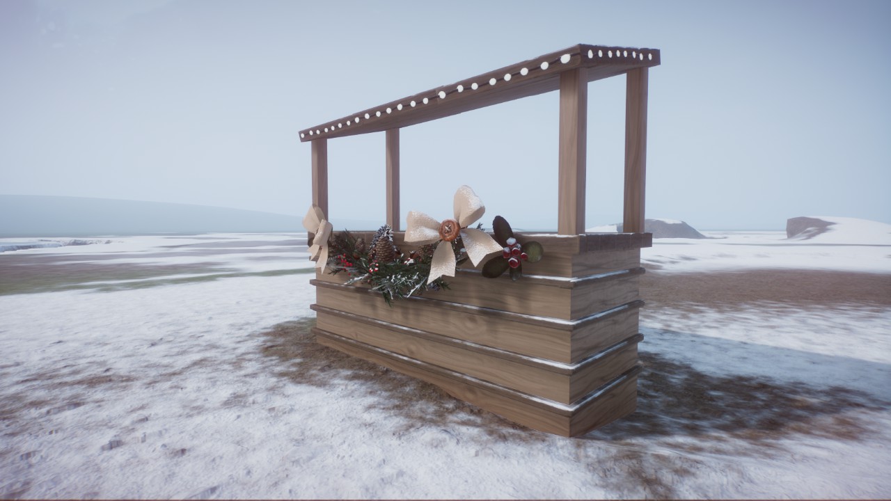 Christmas market counter shell | by DeLadysigner