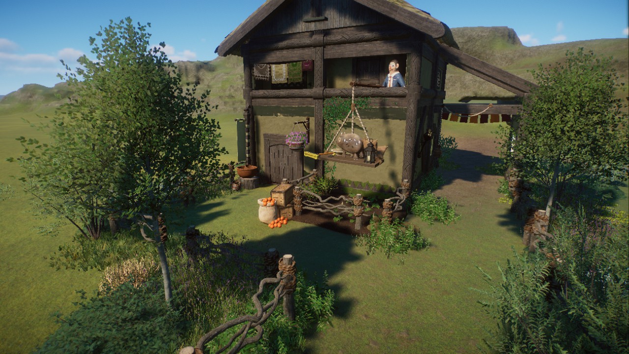 Nomja´s  Holz- Lehm Hütte