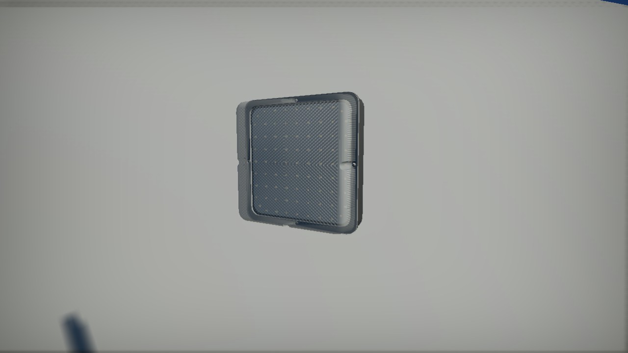 Square Catwalk Evac Light Flexicolour