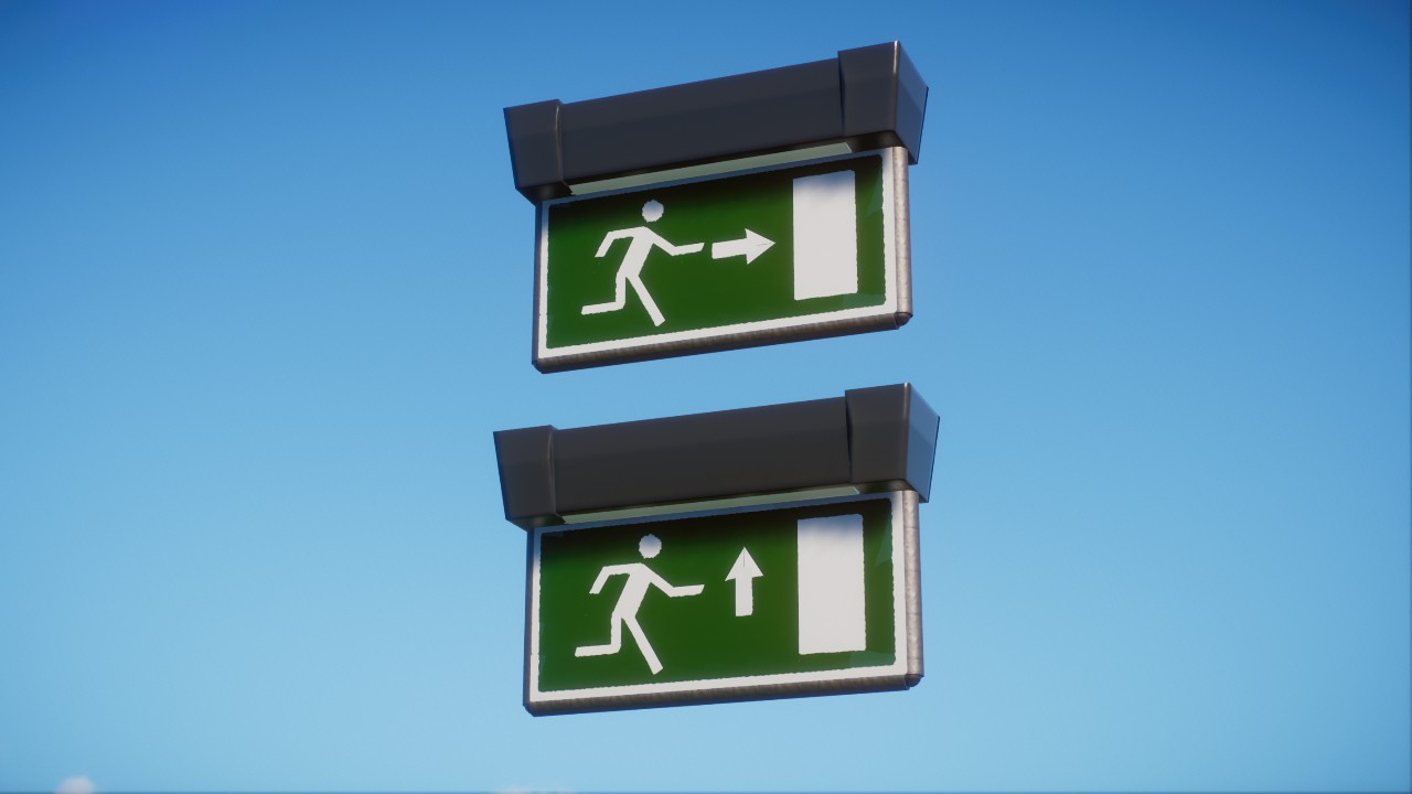 European Exit Signs