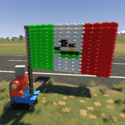 Realistic Mexican Flag