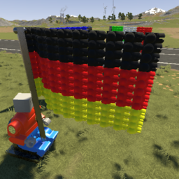 Realistic German Flag