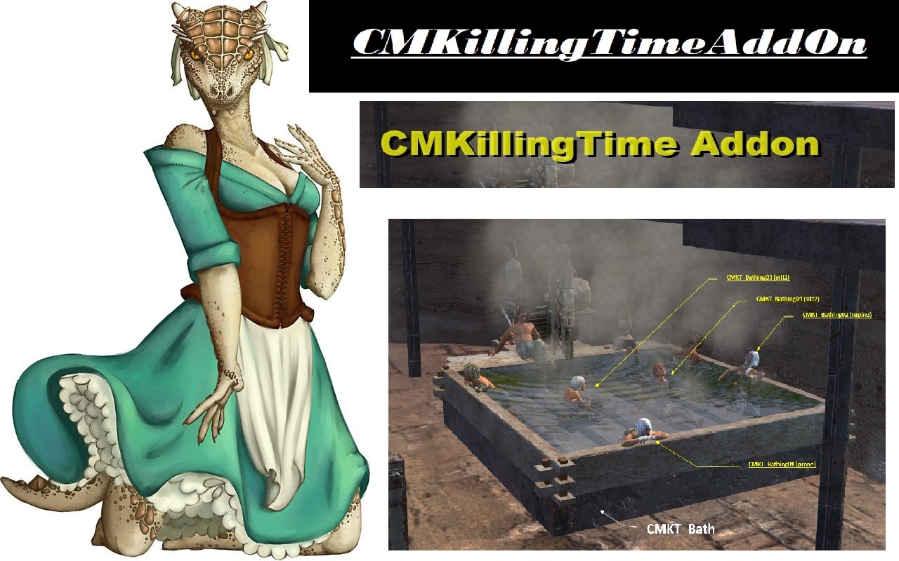 Argonians + CMKillingTimeAddOn patch