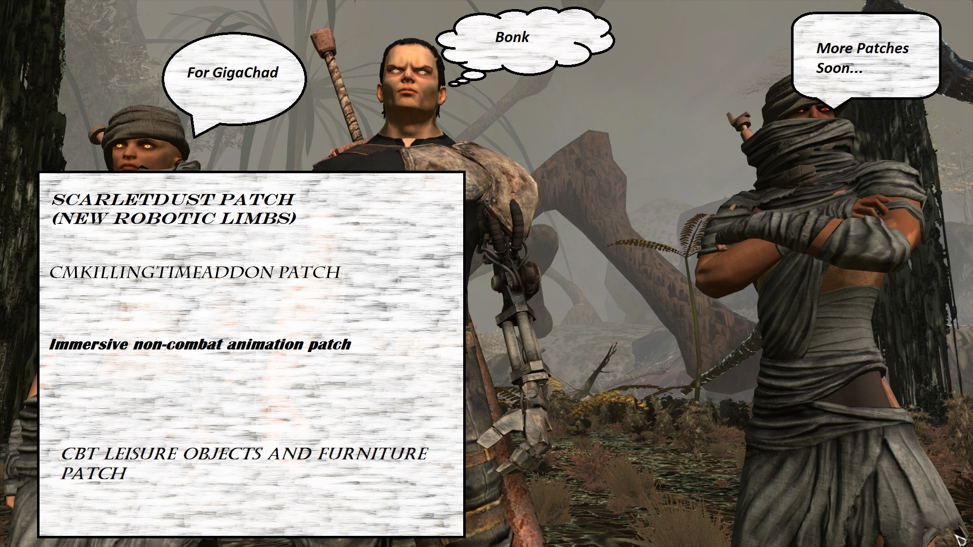 The Juggernaut + ScarletDust patch (New robotic limbs)
