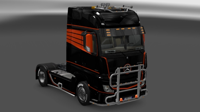 Multiplayer Ready Actros 2014 750Hp Sun visors with Led
